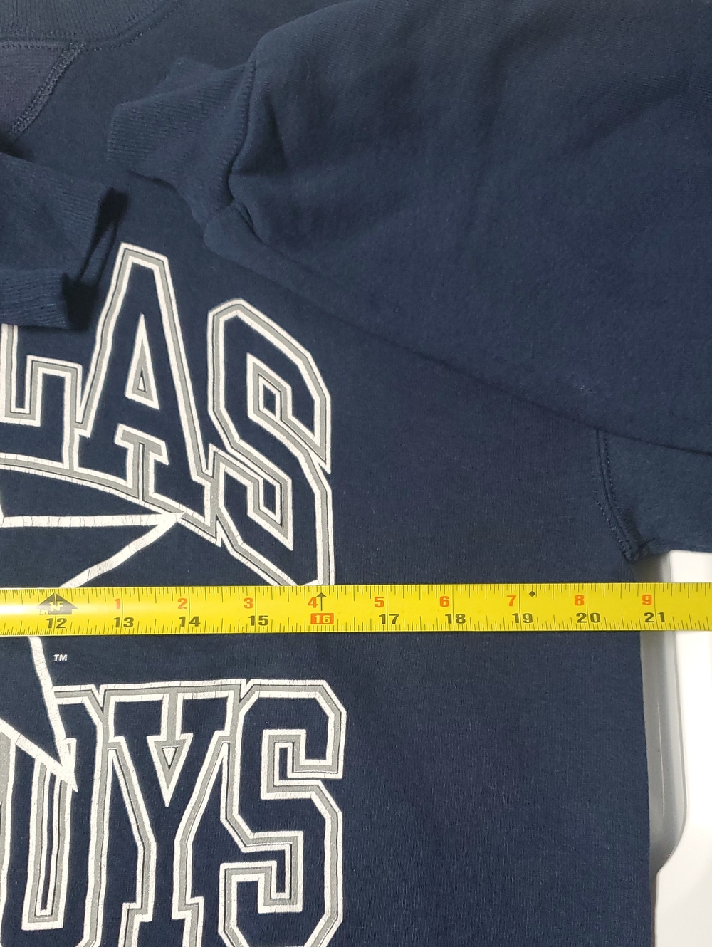 Vintage 90s Russell Athletic Dallas Cowboys Crewneck Sweatshirt Size Med Y2K - Picture 10 of 14